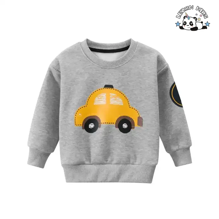 LEZONKIDS - OEM Customizable Spring Autumn Boys Clothing Set Long Sleeve Fleece Boys Clothing Set Baby Boy Clothes